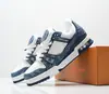 Comércio Exterior Transfronteiriço Sapatos Femininos Tênis de Skate Unissex Jeans Preto Estilo LV Sapatos Pequenos Gordinhos Sapatos para Esportes ao Ar Livre Sapatos Masculinos Fora
