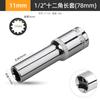 Morita Flor de Ameixa 12 Ângulos Cabeça de Soquete Alongada Grande Voadora Manga Curta Tipo Flor de Chaveta 8-32mm Cabeça de Bobina Ferramenta de Reparo Automotivo