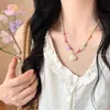 Collar Colgante de Concha y Estrella de Mar Estilo Resort Oceánico Cadena Sencilla de Moda Versátil para Clavícula Joyería de Nicho de Alta Gama para Mujeres