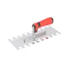 Popular Paleta Dentada de Acero al Carbono, Cuchilla Dentada para Yeso, Herramienta Especial para Colocar Azulejos, Herramientas para Yeso y Revoque al por Mayor