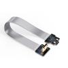 LDK D4-B2 micro HDMI hembra a mini HDMI macho con ángulo descendente cable FFC desmontable HDMI