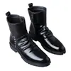 Botas de Motocicleta Masculinas Botas Martin Transfronteiriças Tamanho Grande Moda Casual Botas Tamanho 48