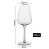 Copa de cristal integrada ligera estilo europeo copa grande de vino Borgoña copa de vino para el hogar cáliz ins Copa Burdeos