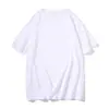 Marca de Tendencia Americana Camiseta de Verano para Hombre con Estampado de Manga Corta Juventud Pareja Guapo Camiseta de Media Manga Camiseta de Algodón Oversize