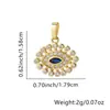 Distrito Lu Europa y Estados Unidos moda transfronteriza popular collar de ojo de diablo bañado en cobre oro de 18k tendencia personalidad collar de alta gama