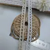 Encaje de algodón directo de fábrica encaje tejido a mano diy tocado exquisito encaje para ropa accesorios venta al por mayor en stock
