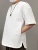 2026 Nueva Camiseta para Hombre Marca de Moda Verano Holgada Tendencia de Celebridad de Internet ins Simple Estampada Manga Corta
