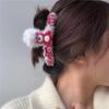 Bonita pinza para el pelo de peluche de panda, horquilla para la parte trasera de la cabeza para mujer, pinza de dibujos animados para recogido, pinza de tiburón, accesorios para el cabello, tocado para otoño e invierno.