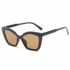 Nuevas gafas de sol estilo ojo de gato de moda europea y americana, gafas de sol Sense para mujer, gafas antiazules con montura de color transfronteriza para hombre