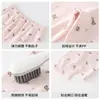 Calça de algodão puro infantil para outono, não precisa usar calcinha, legging interna para meninas, calça de camada base fina, calça de dormir antibacteriana 7A para primavera e outono, calça comprida