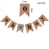 Atacado do Fabricante Em Estoque Festa de Aniversário Coração Ohboy/Ohbaby/Ohgirl Cauda de Andorinha Bandeirinhas Decorações de Festa