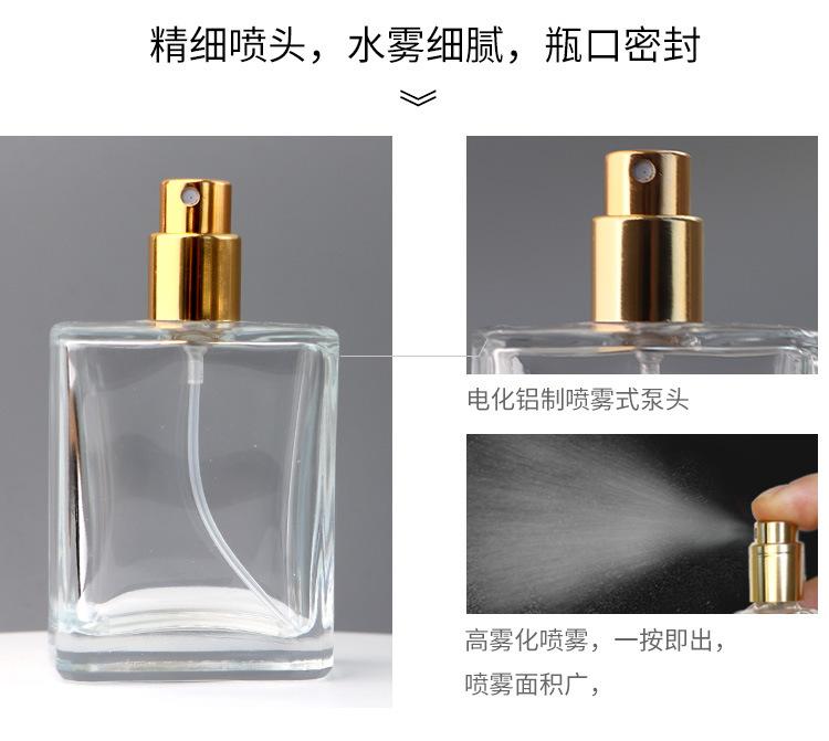 晶白料玻璃香水瓶