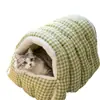 Nido Popular para Gatos, Nido Cálido de Invierno Cerrado para Mascotas, Nido para Conejos, Nido para Perros, Nido para Perros Pequeños, Nido para Gatos Desmontable y Lavable