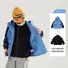 Chaqueta con capucha 3 en 1 para niños y niñas 2026 Otoño Nueva Llegada Bloque de Color Informal para Niños Ropa Deportiva para Niños Mayores