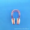 Pinza nasal antiahogamiento de silicona con partículas antideslizantes, cómoda, para entrenamiento de natación profesional, para adultos y niños, herramienta de natación impermeable