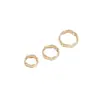 Juego de Anillos Ondulados Rellenos de Oro de 14 Quilates que Conservan el Color Anillo de Cuentas Anillo Separador de Cuentas Pulsera de Hilo Hecha a Mano DIY Collar Accesorios de Joyería