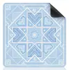 Tapete de mahjong floral transfronterizo de Amazon, tapete de juego absorbente de agua y de secado rápido, antideslizante, resistente al desgaste, tapete de goma silencioso, disponible para dropshipping