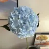 Simulados 252 Piezas de Hortensia Grande Boda Hogar Elegante Flor Artificial de Seda Salón de Bodas Flor Decorativa Hortensia Individual Flor Artificial