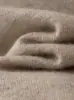 Colete de malha 100% cashmere puro para mulheres, de botões únicos com decote V, design de corte solto, adequado para usar em camadas como uma blusa interna ou como peça externa no outono e inverno