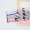 Herramientas de maquillaje al por mayor espiral con taladro cepillo para máscara de pestañas de fibra con taladro cepillo para máscara de pestañas peine de maquillaje multicolor opcional