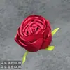 Cabeza de Rosa de Terciopelo Sintético Corsage Rojo Flor de Boda Pared de Flores Accesorios para Disparos Arco de Flores Artificiales Flor Artificial Al por Mayor