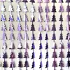 Decoração de Fundo para Bar de Celebração de Festa de Fim de Ano Árvore de Natal de Plástico Lantejoulas Fitas Serpentinas Cortina de Chuva Festivo Tridimensional