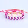 Pulsera Trenzada de Concha con Hilo Encerado Impermeable Estilo Bohemio Más Vendida de Amazon Juego de Tres Piezas Stock Listo del Fabricante