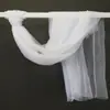 Velo de boda, respaldo de silla, hilo blanco, decoración de mantel de Halloween, diseño de fiesta de cumpleaños, arco de globos, hilo blanco