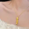 Livro vermelho pequeno explosões cinco imperadores dinheiro todo ano peixe colar feminino inteligente carpa dinheiro moeda corrente clavícula uma geração de cabelo