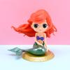 Internet Red Ai Aisha Vestido de Novia de Sirena Congelada Campana Niños Blancanieves Adornos Decoración Pastel de Cumpleaños