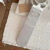 Calcetines de encaje estilo japonés para mujer, colección de otoño, color liso, longitud hasta la mitad de la pantorrilla, estilo vintage, al por mayor, simples y versátiles, calcetines holgados para mujer, algodón