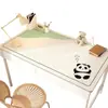 Tapete de mesa infantil de desenho animado, à prova d'água, lavável com pano, mesa de escrita sem lavagem, pano para mesa de escritório de computador, tapete protetor de mesa