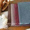 Tejido de algodón 100% teñido en hilo a cuadros para vestidos de mujer de primavera y verano, pantalones casuales y camisas
