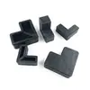 Suporte de Canto Duas Vias Preto, Conector Invisível, Suporte de Canto de Plástico para Portas e Janelas, Usado para Conexões de Canto Completo