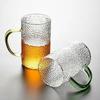 Martelo vidro doméstico Vidro Borossilicato Alto Caneca de Leite com alça suco Xícara de Chá vendas por atacado