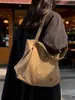 Bolso Transfronterizo para Mujer Bolso de Nailon Sencillo de Color Sólido Nuevo de Moda para Mujer 2025 Bolso de Hombro Grande Pequeño Fresco para Estudiante