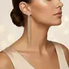 Pendientes Largos con Borlas y Pedrería de Diseño de Nicho de Moda Estilo Americano, Pendientes de Moda de Lujo Ligero al por Mayor