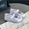 Zapatillas de Malla Transpirable para Niñas de Verano, Zapatos Casuales Ligeros con Suela Suave Antideslizante para Niños de 6 a 12 Años, Zapatos para Niños Medianos y Grandes