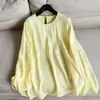 2026 Nuevo Jacquard Bordado Estilo Chino Nuevo Camisa de Punto Blusa Top para Vestir por Capas Mayoreo N2BT9397