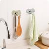 Gancho de Almacenamiento con Forma Linda Detrás de Cocina y Baño, Gancho Multifuncional Adhesivo sin Clavos, Gancho Giratorio Detrás de la Puerta