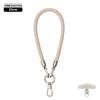 Cordón elegante de 6 mm con hebilla doble para teléfono móvil, para muñeca, corto, funda para teléfono móvil, cordón tejido, cordón para cámara/llaves, antipérdida