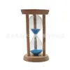 Reloj de Arena Creativo de 25 Segundos Botella de Arena Movediza de Madera Regalo para Niños Adornos de Té Juego de Té Cuenta Regresiva