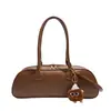 Bolsa Feminina de Axila 2026 Nova Tendência Primavera High-End Vintage Bolsa de Ombro para Trabalho e Deslocamento Bolsa Baguete