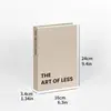Bestseller transfronterizo: decoración de hogar minimalista adorno de libro falso, color sólido neutro rústico modelo de exhibición de libro imitación revista