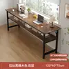 Escritorio Doble Largo Estudiante Hogar Dormitorio Aprendizaje Escritura Casa de Alquiler Mesa de Computadora Rectangular Mesa Estrecha de Pared