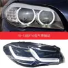 Luces de Coche para BMW Serie 5 G30 Modificación de Faro G38 Estilo Thunder M5 Ceja Azul LED Láser Modelos 18-23 Múltiples Estilos de Luces