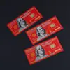 Billetes de Plástico Dorado al por Mayor de Fábrica, Nuevos Billetes Conmemorativos Rojos de Dólar Estadounidense 100, Tarjetas Coleccionables Personalizables