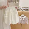 Nova coleção de outono para meninas: roupas estilosas e fofas para meninas pequenas, incluindo blusas e calças pantalona de bolinhas para bebês