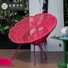Conjunto de Sofá para Jardim de Villa ao Ar Livre Cadeira de Rattan para Pátio de Lazer Cama de Descanso em Formato de Pétala Conjunto de Sofá e Cadeira para Hotel e Pousada