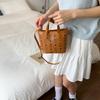 Bolso de Hombro Cruzado de Cubo de Moda Versátil para Viajes de Negocios de Alta Gama Estilo Coreano Nuevo Verano 2026 Texturizado
